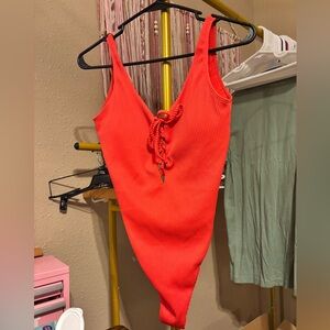 Hollister Red Women’s One Piece Swimsuit